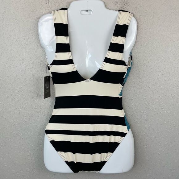 NWT Vince Camuto One Piece Swim Suit Size 4 - Picture 1 of 6